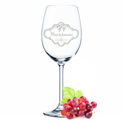Leonardo Weinglas "Weinranke" mit Namen Gravur