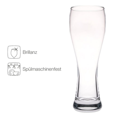 Leonardo Weizenglas "Bierkönig V2" mit Namen