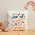 Bedrucktes Kissen mit Spruch Welcome Autumn