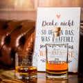 Leonardo Whiskygläser mit Gravur - "Bester Papa der Welt" im Set mit 0,5l Karaffe