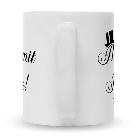 Bedruckte Tasse mit Spruch Mann mit Klasse