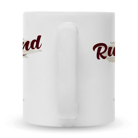 Bedruckte Tasse mit Spruch Bin im Ruhestand