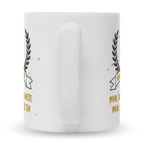 Bedruckte Tasse mit Spruch Knackige Jahre