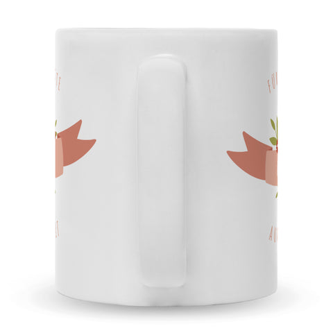 Bedruckte Tasse mit Spruch Für die beste Mama