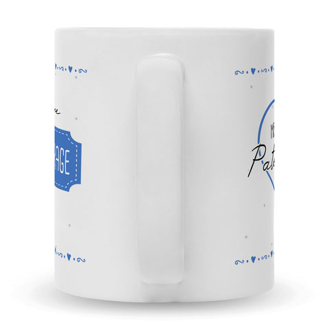 Bedruckte Tasse mit Spruch Ich habe eine wichtige Frage an dich! Patentante/Patenonkel