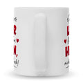 Bedruckte Tasse mit Spruch Die besten Lehrer lehren aus dem Herzen