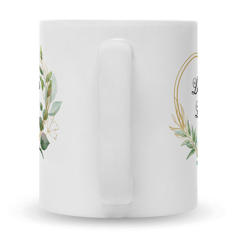 Bedruckte Tasse mit Spruch Lieblingslehrer/Lieblingslehrerin