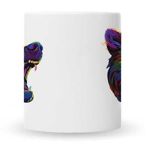 Bedruckte Tasse Bunter Bär