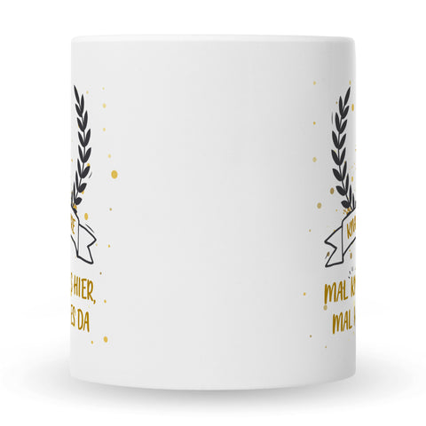 Bedruckte Tasse mit Spruch Knackige Jahre
