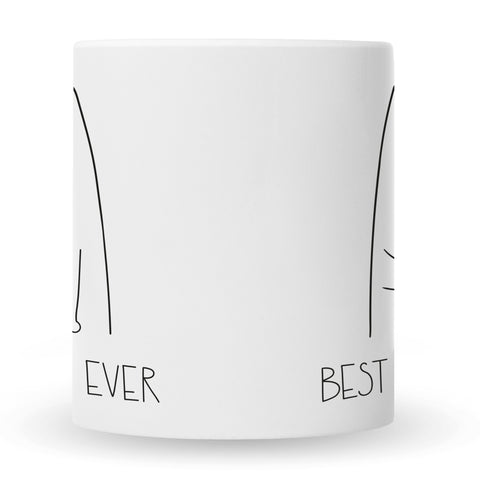 Bedruckte Tasse Best Cat Parent Ever