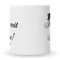 Bedruckte Tasse mit Spruch Mann mit Klasse