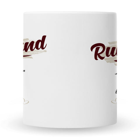 Bedruckte Tasse mit Spruch Bin im Ruhestand