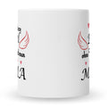 Bedruckte Tasse mit Spruch Engel ohne Flügel