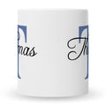 Bedruckte Tasse mit Initialen und Namen