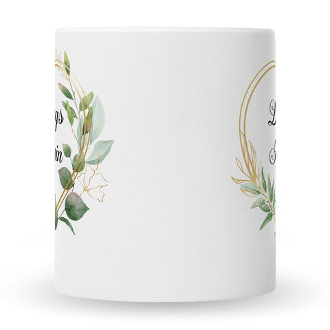 Bedruckte Tasse mit Spruch Lieblingskollegin