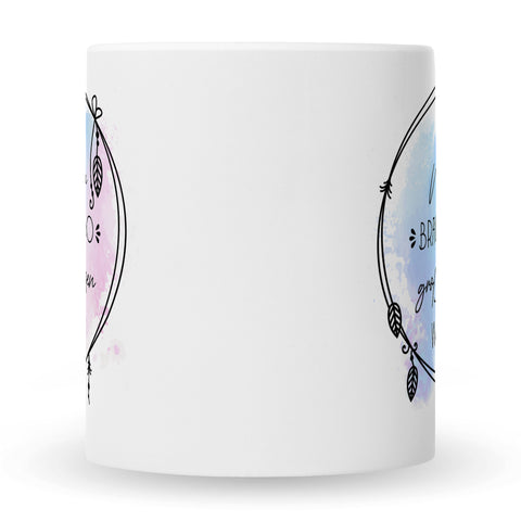 Bedruckte Tasse mit Spruch Große Herzen wie Deins