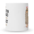 Bedruckte Tasse mit Spruch Die coolsten Alpakas