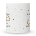 Bedruckte Tasse Schatz Ich habe versucht