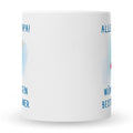 Bedruckte Tasse mit Spruch Bester Schwimmer