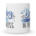 Bedruckte Tasse mit Spruch Baby in Progress