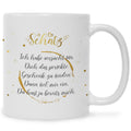 Bedruckte Tasse Schatz Ich habe versucht