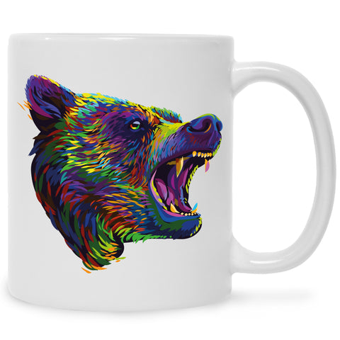 Bedruckte Tasse Bunter Bär
