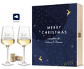 Leonardo Weingläser mit Gravur im "Christmas Night" Design