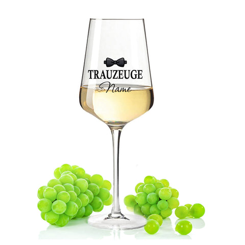 Leonardo Weinglas mit Gravur "Trauzeuge"