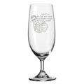 Leonardo Bierglas mit Gravur "Wirft uns das Bier auch nieder"