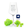 Leonardo Weinglas mit Gravur "Wish you were Wine"
