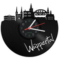 Schallplattenuhr Skyline Wuppertal