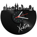 Schallplattenuhr Skyline Xanten