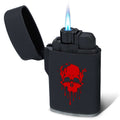 Elektrisches Feuerzeug - Jet Flamme - Nachfüllbar - Skull Design