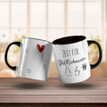 Bedruckte Tasse mit Weihnachtsmotiv - Zeit für Glühckswein