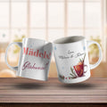 Bedruckte Tasse mit Weihnachtsmotiv - Mädels Glühwein mit Namen