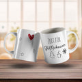 Bedruckte Tasse mit Weihnachtsmotiv - Zeit für Glühckswein