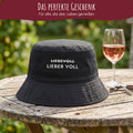 Bucket Hat Lieber voll als Geschenk