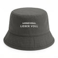 Bucket Hat Lieber voll Graphit freigestellt