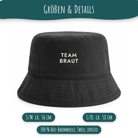 Größen Bucket Hat mit Wunschtext
