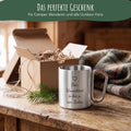 Camping Tasse mit Wunschtext als Geschenk