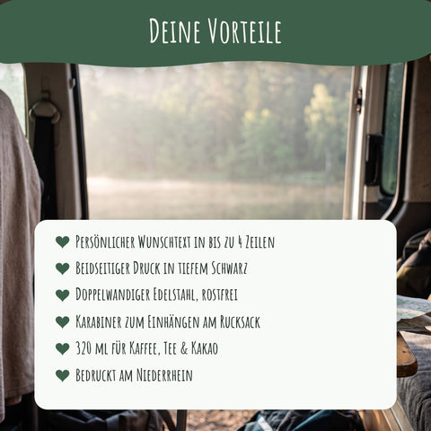 Vorteile der personalisierten Edelstahl Tasse