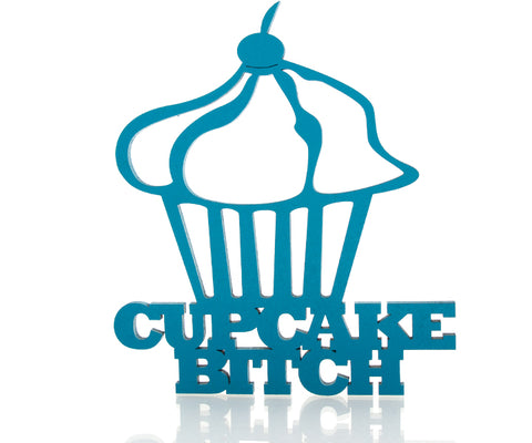 CupCakeBitch + Motiv Deko Schriftzug