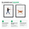 So entsteht Euer Fadenbild in 3 Schritten