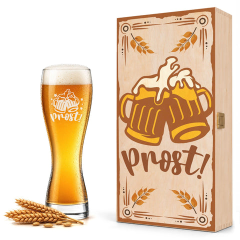 Stölzle Lausitz Weizenglas "Prost Bier"