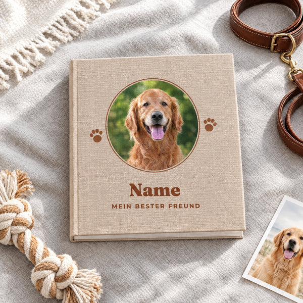 Fotoalbum Hund & Katze personalisiert, Motiv Haustier