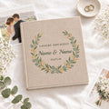 Fotoalbum Hochzeit personalisiert, Motiv Hochzeit Eukalyptus
