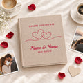 Fotoalbum zum Hochzeitstag personalisiert, Motiv Jahrestag