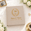Fotoalbum zum Hochzeitstag personalisiert, Motiv Goldene Hochzeit
