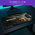 XXL Mousepad 70 x 35 cm für Tastatur und Maus
