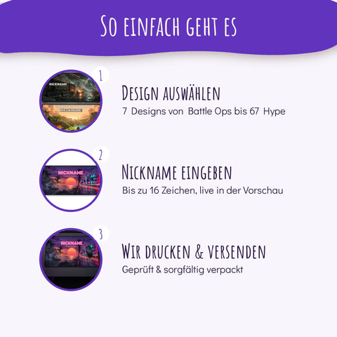 So gestaltest Du Dein Gaming Mauspad mit Namen
